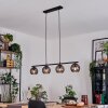 Koyoto Pendellampa, kullampa, Pendelbelysning Rökfärger, 4-ljuskällor