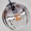 Koyoto Taklampa, kullampa Amber, Klart, Rökfärger, 5-ljuskällor