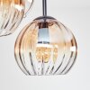 Koyoto Taklampa, kullampa Amber, Klart, 5-ljuskällor
