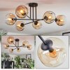 Ripoll Taklampa, kullampa Amber, Klart, 6-ljuskällor