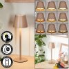 Salgadinho Bordslampa utomhus, Bordslampa LED Sandfärgad, 1-ljuskällor