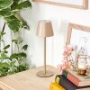 Salgadinho Bordslampa utomhus, Bordslampa LED Sandfärgad, 1-ljuskällor