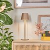Salgadinho Bordslampa utomhus, Bordslampa LED Sandfärgad, 1-ljuskällor