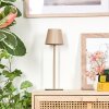 Salgadinho Bordslampa utomhus, Bordslampa LED Sandfärgad, 1-ljuskällor