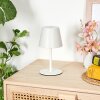 Salgadinho Bordslampa utomhus, Bordslampa LED Vit, 1-ljuskällor