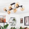 Koyoto Taklampa, kullampa Amber, 10-ljuskällor