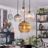 Koyoto Pendellampa, kullampa, Pendellampa Cluster Amber, Guld, Klart, Rökfärger, 4-ljuskällor