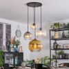 Koyoto Pendellampa, kullampa, Pendellampa Cluster Amber, Guld, Klart, Rökfärger, 4-ljuskällor