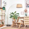 Ramila Golvlampa Mässing, Svart, 1-ljuskällor