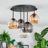 Koyoto Taklampa, kullampa 45 cm Amber, Klart, Rökfärger, 5-ljuskällor