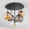 Koyoto Taklampa, kullampa 45 cm Amber, Klart, Rökfärger, 5-ljuskällor
