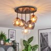 Koyoto Taklampa, kullampa 45 cm Amber, Klart, Rökfärger, 5-ljuskällor