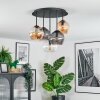 Koyoto Taklampa, kullampa 45 cm Amber, Klart, Rökfärger, 5-ljuskällor