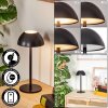 Laken Bordslampa utomhus, badrumslampa, Bordslampa LED Svart, 1-ljuskällor