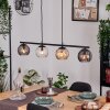 Koyoto Pendellampa, kullampa, Pendelbelysning Amber, Klart, Rökfärger, 4-ljuskällor