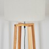 Soungou Golvlampa Krom, Naturfärger, 1-ljuskällor