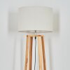 Soungou Golvlampa Krom, Naturfärger, 1-ljuskällor