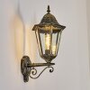 Hongkong vägglampa utomhus, Vägglampa Guld, Svart, 1-ljuskällor