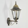 Hongkong vägglampa utomhus, Vägglampa Guld, Svart, 1-ljuskällor