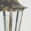 Hongkong vägglampa utomhus, Vägglampa Guld, Svart, 1-ljuskällor