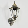 Hongkong vägglampa utomhus, Vägglampa Guld, Svart, 1-ljuskällor