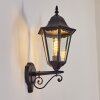 Hongkong vägglampa utomhus, Vägglampa Svart, 1-ljuskällor