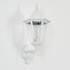 Hongkong vägglampa utomhus, Vägglampa Vit, 1-ljuskällor