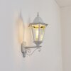 Hongkong vägglampa utomhus, Vägglampa Vit, 1-ljuskällor