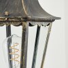 Hongkong vägglampa utomhus, Vägglampa Brun, Guld, 1-ljuskällor, Rörelsedetektor