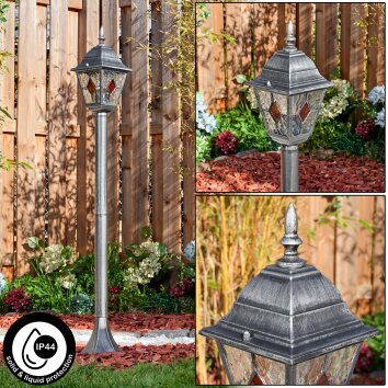 Naofe gångvägslampa Svart, Silver, 1-ljuskällor