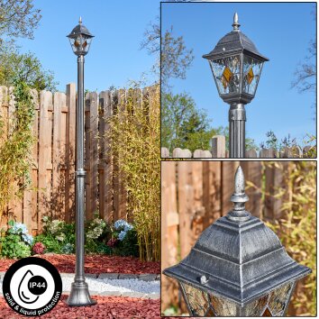 Naofe Kandelabrar, gångvägslampa Svart, Silver, 1-ljuskällor Naofe Kandelabrar, gångvägslampa Svart, Silver, 1-ljuskällor