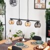 Koyoto Pendellampa, kullampa, Pendelbelysning Amber, Rökfärger, 4-ljuskällor