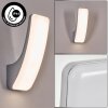 Gilan vägglampa utomhus, Vägglampa LED Silver, 1-ljuskällor