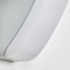 Gilan vägglampa utomhus, Vägglampa LED Silver, 1-ljuskällor