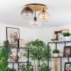 Koyoto Taklampa, kullampa 40 cm Naturfärger, Svart, 3-ljuskällor