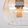 Koyoto Taklampa, kullampa 40 cm Naturfärger, Svart, 3-ljuskällor