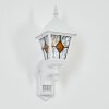 Naofe vägglampa utomhus, Vägglampa Vit, 1-ljuskällor, Rörelsedetektor