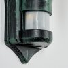 Naofe vägglampa utomhus, Vägglampa Grön, Svart, 1-ljuskällor, Rörelsedetektor