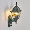 Naofe vägglampa utomhus, Vägglampa Grön, Svart, 1-ljuskällor, Rörelsedetektor