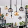Koyoto Pendellampa, kullampa, Pendelbelysning Amber, Klart, Rökfärger, 8-ljuskällor