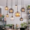 Koyoto Pendellampa, kullampa, Pendelbelysning Amber, Klart, Rökfärger, 8-ljuskällor