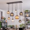 Koyoto Pendellampa, kullampa, Pendelbelysning Amber, Klart, Rökfärger, 8-ljuskällor