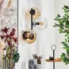 Koyoto kullampa, Vägglampa Amber, Klart, 3-ljuskällor