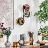 Koyoto kullampa, Vägglampa Krom, Guld, Klart, Kopparfärg, Rökfärger, 3-ljuskällor