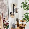 Koyoto kullampa, Vägglampa Amber, Klart, Rökfärger, 3-ljuskällor