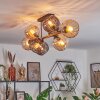 Koyoto Taklampa, kullampa Amber, Rökfärger, 8-ljuskällor