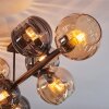 Koyoto Taklampa, kullampa Amber, Rökfärger, 8-ljuskällor