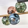 Ripoll Taklampa, kullampa Guld, Svart, 10-ljuskällor