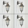 Hongkong vägglampa utomhus, Vägglampa Guld, Svart, 1-ljuskällor