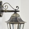 Hongkong vägglampa utomhus, Vägglampa Guld, Svart, 1-ljuskällor
